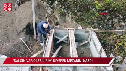 Yaşlı adam kendi mezarını kazdı! Nedenini duyanlar duygulandı