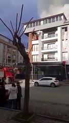 Uşak güne patlamayla uyandı