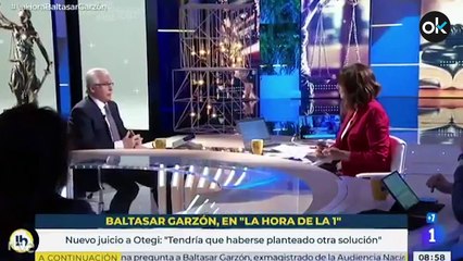 TVE da alas a Garzón en su defensa de Otegi: "Un nuevo procedimiento de juicio oral es ya una condena"