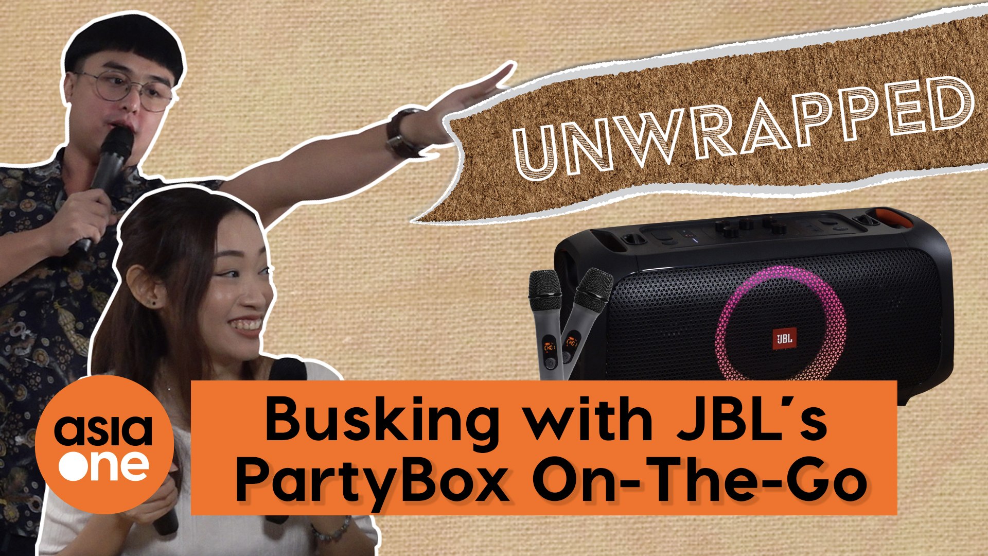 Unwrapped: We go busking with JBL's karaoke speaker PartyBox On-The-Go -  video Dailymotion