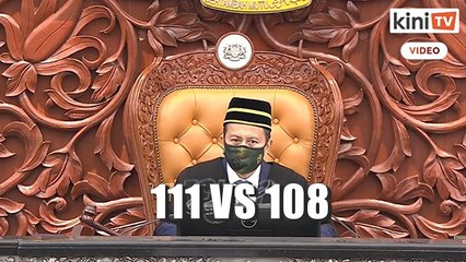 111 vs 108: Belanjawan 2021 lulus dengan majoriti tiga undi