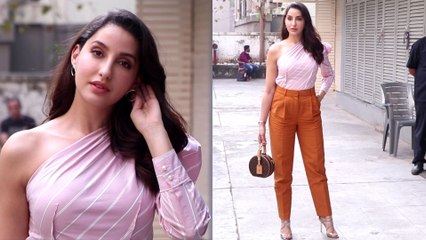 Nora Fatehi spotted at Exceed Office Bandra; Watch Video |FilmiBeat