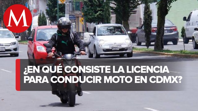 ¡Alista tu casco! Esto debes saber sobre la licencia para conducir motos en CdMx