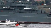 Rus savaş gemileri peş peşe Çanakkale Boğazı’ndan geçti