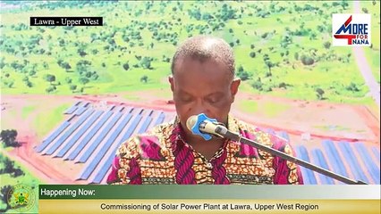 Commissioning of Solar Power Plant at Lawra, Upper West Region