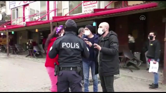 BURSA - Maske denetiminde polise mukavemet eden kadın gözaltına alındı