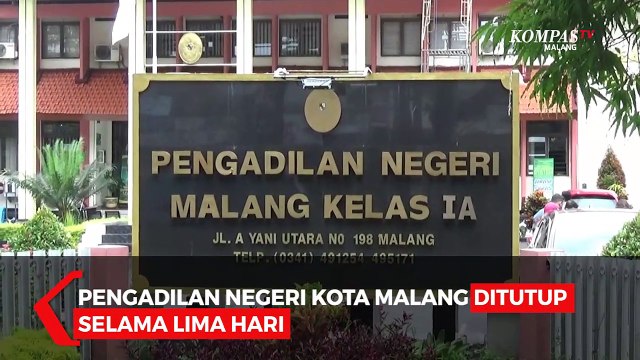 20 Pegawai Terpapar Covid, PN Kota Malang Ditutup
