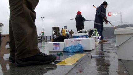 Arnavutköy sahilinde balıkçılara sosyal mesafe ayarı