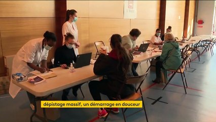 Coronavirus : démarrage timide pour la campagne de dépistage massif