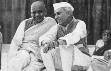 नेहरू मेरे नेता हैं, उनके जैसा त्याग किसी ने नहीं किया-सरदार पटेल