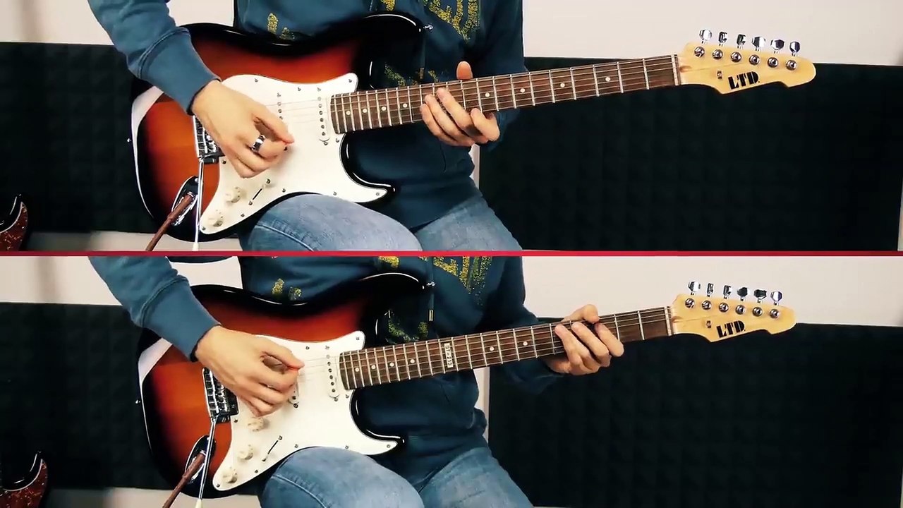Yngwie Malmsteen - I'll See The Light Tonight - Middle_Pre Solo Section (Guitar Tutorial)