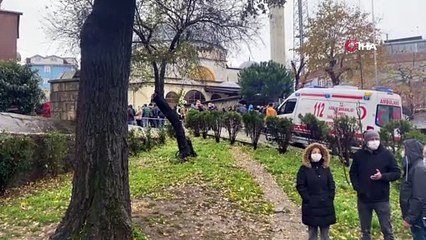 Sarıyer’de binanın çatısı alev alev yandı