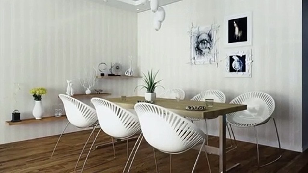 Contemporary White Dining Chairs