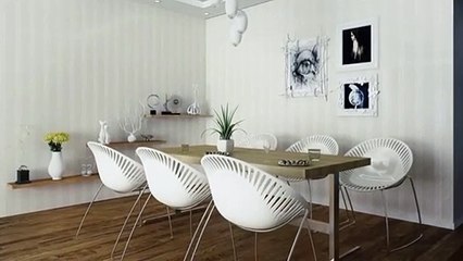 Contemporary White Dining Chairs