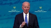 'Democracy prevailed,' says Biden after official win