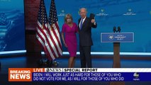 President-elect Joe Biden delivers remarks following Electoral College vote