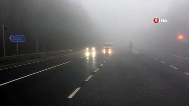 - Bolu Dağı’nda sis görüş mesafesini 10 metre düşürdü