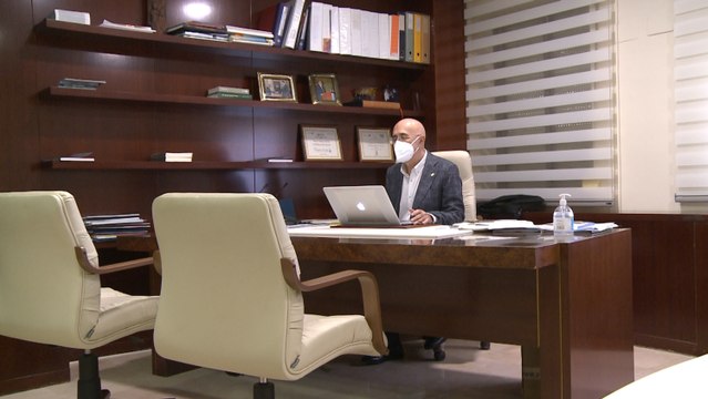 Carlos Arjona, presidente del Colegio de Médicos de Cáceres