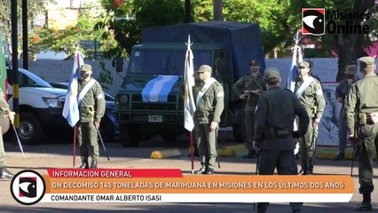 GN decomisó 145 toneladas de marihuana en Misiones en los últimos dos años
