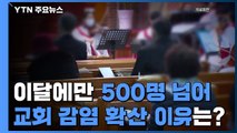 이달에만 500명 넘게 확진...교회 감염 확산 이유는? / YTN