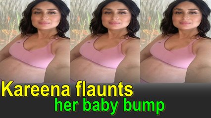 Kareena Kapoor flaunts her baby bump in new photo