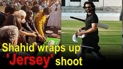 Shahid Kapoor wraps up 'Jersey' shoot