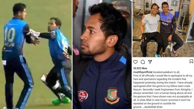 Mushfiqur Rahim Loses His Cool At Nasum Ahmed, Fined 25% Of Match Fees
