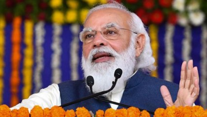 PM lays foundation of seawater desalination plant in Kutch