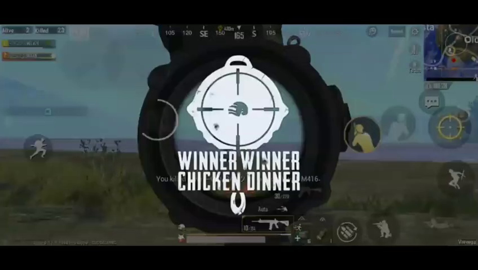 PUBG MOBILE LITE AMAZING CHICKEN DINNER WITH 23 KILLS