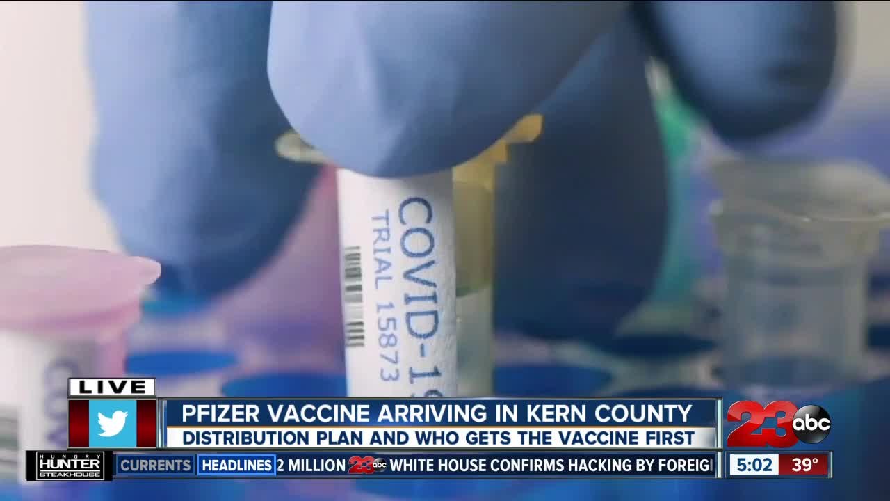 Pfizer COVID-19 Vaccine Expected to Arrive Tues...