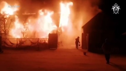 Once muertos en incendio en residencia de ancianos en Rusia