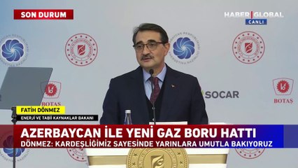 Türkiye ile Azerbaycan arasında yeni doğal gaz hattı! İki bakan imzaları attı