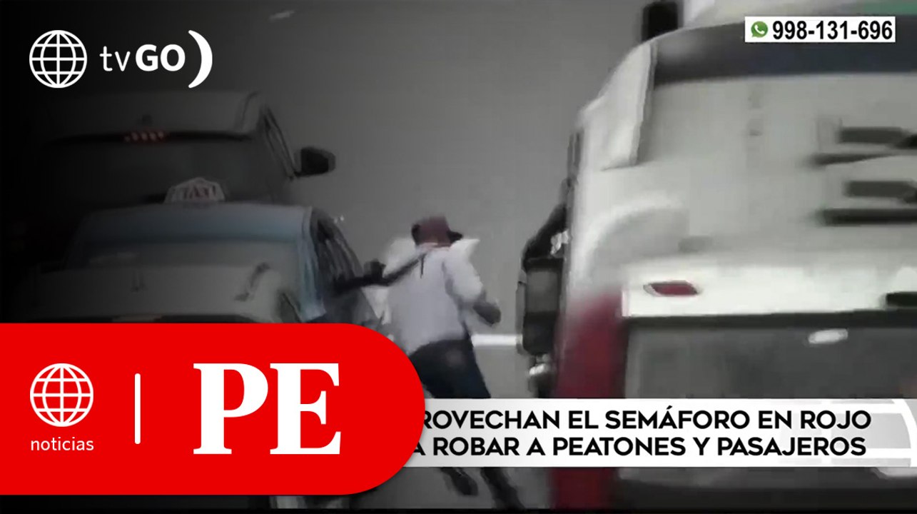 Delincuentes aprovechan semáforos en rojo para robar a peatones y pasajeros | Primera Edición