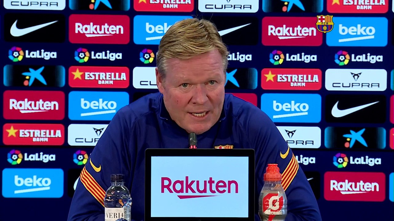 Ronald Koeman on being criticized by Barca's system
