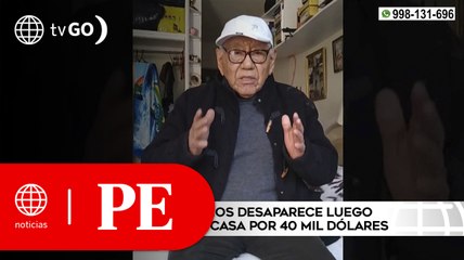 Anciano de 85 años desaparece luego de hipotecar su casa por 40 mil dólares | Primera Edición