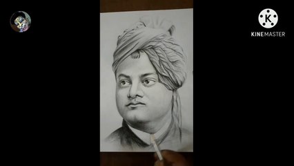 Drawing Swami Vivekananda | Easy Pencil Sketch