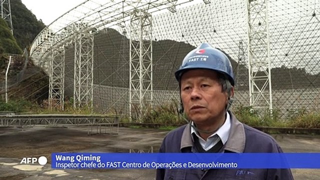 China inaugura maior radiotelescópio do mundo