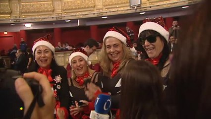 Llegan los bombos al Teatro Real