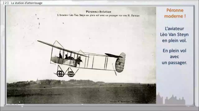 130 - PERONNE, BALADE DANS LE TEMPS, L'aérodrome : du Quinconce à Flamicourt.