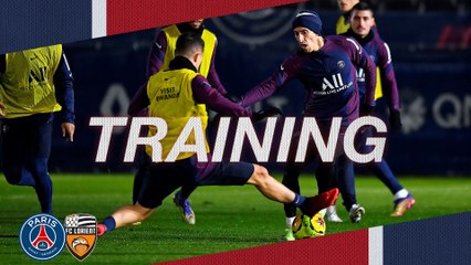 Replay : L'entraînement veille de Paris Saint-Germain - FC Lorient