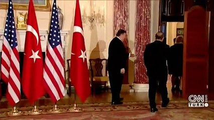 Son dakika... Dışişleri Bakanı Çavuşoğlu, Pompeo ile görüştü | Video