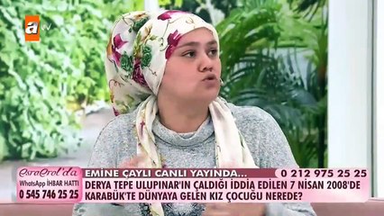 7 Nisan 2008'de Karabük'te dünyaya gelen kız çocuğu nerede?