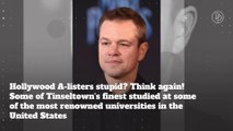 These Celebrities Attended Elite Universities