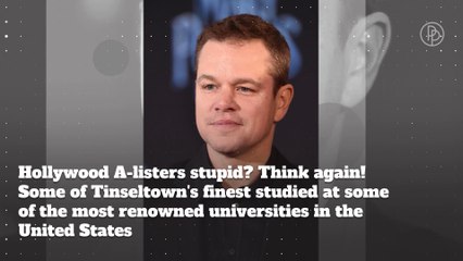These Celebrities Attended Elite Universities