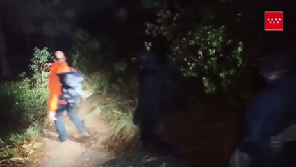 Rescatan a dos jóvenes que se perdieron en La Pedriza