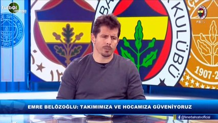 Emre Belözoğlu: "Panik havası yok, hocamıza güveniyoruz"