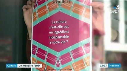 Crise sanitaire : le monde de la culture à l’arrêt