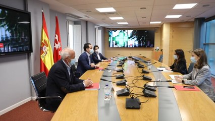 Reunión entre representantes de Sanidad y la Comunidad de Madrid