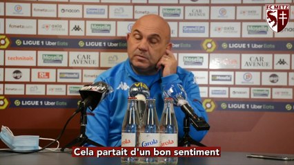 Montpellier - Metz, la conférence d'avant-match