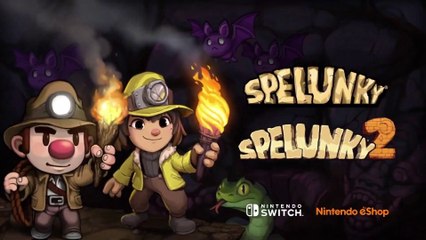 Spelunky 1 & 2 arrivent sur Nintendo Switch